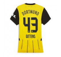Borussia Dortmund Jamie Bynoe-Gittens #43 Koszulka Podstawowa damskie 2024-25 Krótki Rękaw